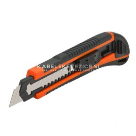   Universal utility knife with metal insert + 6 replaceable 18 mm blades