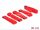 Klett-Kabelbinder - Kabelorganisator 300x20 mm, rot, 5 Stk./Pack - Delock (18706)