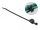 Cable tie with edge-mount base (edge clip) 200×4.8 mm - Delock