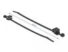 Cable tie with edge-mount base (edge clip) 200×4.8 mm - Delock