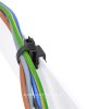 Cable tie with edge-mount base (edge clip) 200×4.8 mm - Delock