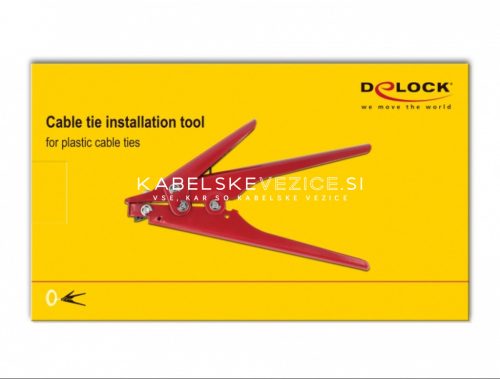 Delock tool for plastic ties - tightening and cutting in one step (86773)