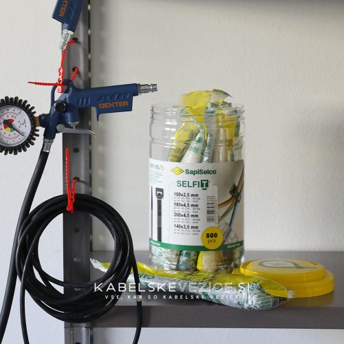 Komplet kakovostnih kabelskih vezic, 800 kosov, v 4 različnih velikostih - SapiSelco BUCK.002