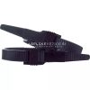 Cable ties size 360x6 mm in black with low-profile head and wide body. Manufactured from technopolymer, UV-resistant material, suitable for outdoor use. The package contains 100 pieces.