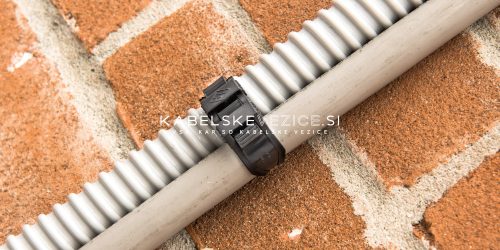 265x9 flat double-head external-serrated ultra-flexible flush-fitting cable tie - suitable for outdoor applications (100 pcs/package) SapiSelco  [COL.3.421]