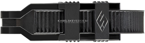 265x9 flat double-head external-serrated ultra-flexible flush-fitting cable tie - suitable for outdoor applications (100 pcs/package) SapiSelco  [COL.3.421]