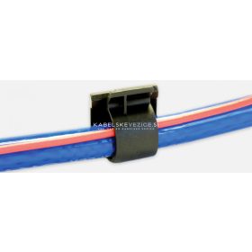   SapiSelco GAN samolepilna nosilna sponka za kable (v obliki kljuke), do Ø10 mm, 1 kos - GAN.3MT.402