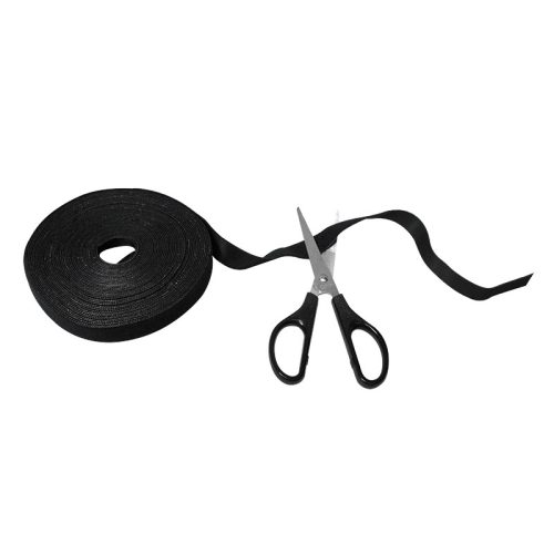 LogiLink hook-and-loop cable tie, cut-to-size, red 4 m x 16 mm cable organizer [KAB0052]