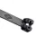 Kabelbinder 460x7 mm mit Edelstahlzunge - extra stark, schwarz (50 Stk./Pkg.) SapiSelco [MET.3.2555R]