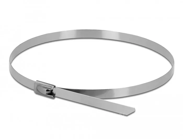 DELOCK Edelstahlkabelbinder, 350 x 4,6 mm, silber, 20er-Pack | Kabelbinder, Stahl günstig kaufen | elektronik DELOCK Edelstahlkabelbinder, 350 x 4,6 mm, silber, 20er-Pack | Kabelbinder, Stahl günstig kaufen | elektronik