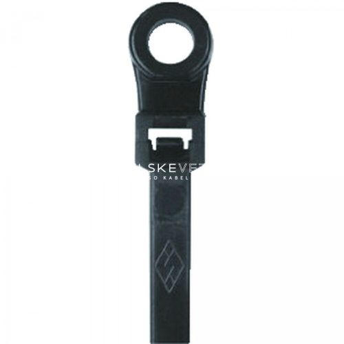 Screw-mount cable tie 200x4.5 mm black (1 pc) SapiSelco [OCH-3-2123R]