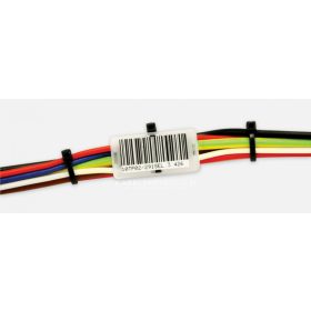   Cable tie marking plate 20x40 mm - writable - labelable (natural -1 pc) SapiSelco [PID.101]