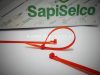 Re-openable red cable tie 250x7.5 - releasable zip tie (100 pcs/package) SapiSelco Click Tie [RIA.10.231]