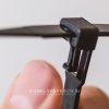 Re-openable black cable tie 200x7.5 - releasable zip tie (100 pcs/package) SapiSelco Click Tie [RIA.3.231R]