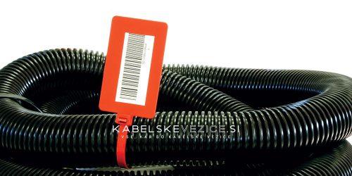 Označljiv kabelski vez 280x7,5 mm z ekstra velikim tablico 83x51 mm (50 kosov/paket) - SapiSelco (SEL.10.533T)