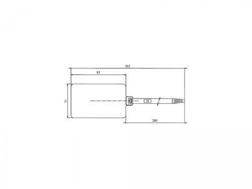 Cable tie marker 280x7.5 mm with extra-large marking plate 83x51 mm (50 pcs/pack) - SapiSelco [SEL.10.533T]