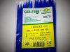 Blue cable tie 140x3.5 mm SapiSelco - premium quality (1 pack / 100 pcs) [SEL.11.210R]