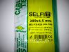 SapiSelco barvna kabelska vezica 280x4,5 mm, zelena (1 pak / 100 kos) SEL.12.425R