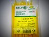Gelber Kabelbinder 140x3,5 mm SapiSelco - Premiumqualität (1 Pkg. / 100 Stk.) [SEL.14.210R]