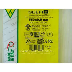 Kabelske vezice 550x9 mm naravne - SapiSelco SELFIT