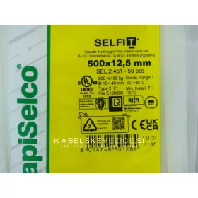 Kabelske vezice 500x12,5 mm naravne - SapiSelco SELFIT