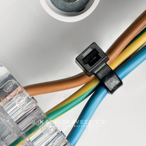 Cable tie 500x9 mm - black, SapiSelco SELFIT industrial quality, 1 pack = 100 pcs [SEL.3.142]