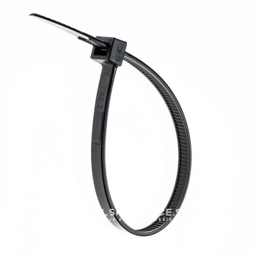 SapiSelco SELFIT Kabelbinder 140x3,5 mm – schwarz, 1 Packung = 100 Stück, Industriequalität (SEL.3.210)