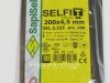 SapiSelco SELFIT Kabelbinder 200x4,5 mm – schwarze Farbe, 1 Packung = 100 Stück, Industriequalität (SEL.3.223)