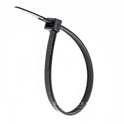 SapiSelco SELFIT Kabelbinder 450x7,5 mm – Schwarze Farbe, 1 Packung = 100 Stück, Industriequalität (SEL.3.435)