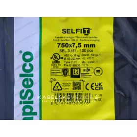 Kabelske vezice 750x7,5 mm črne - SapiSelco SELFIT