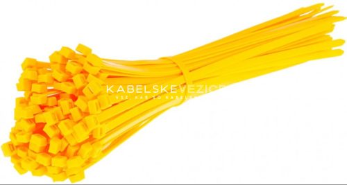 Kabelbinder fluoreszierend (neon) gelb 280x4,5 mm SapiSelco (1 Pkg. = 100 Stk.) [SEL.40.425R]