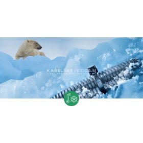   Cable tie resistant to low temperatures and UV radiation, 360x4.5 mm, black, 1 pack = 100 pcs, SapiSelco SEL.ICE.426R