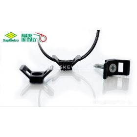   Cable tie mount with screw fastening, black, 30x15x12 mm (1 pc) SapiSelco [SUP.3.401]